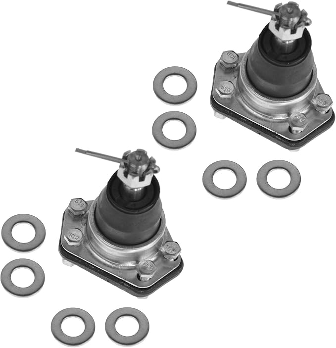 TRQ Front Upper Ball Joint Set Compatible with 71-96 Buick 76-96 Cadillac 70-05 Chevrolet 73-05 GMC 96-00 Isuzu 71-92 Oldsmobile 70-89 Pontiac
