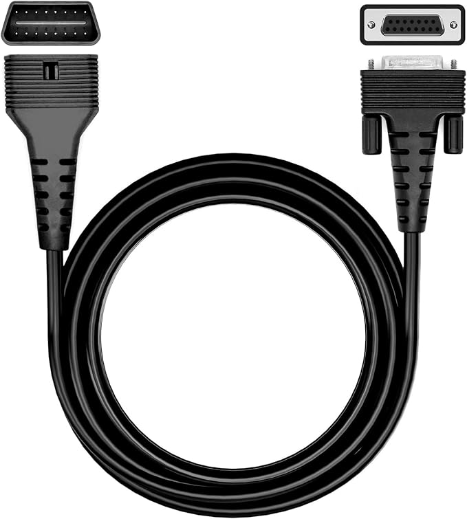 LAUNCH Original Main Cable Fit for X431 CRP123i, CRP123e, CRP123x, CRP129i, CRP129e, CRP129x OBD2 Replacement Cable - Black