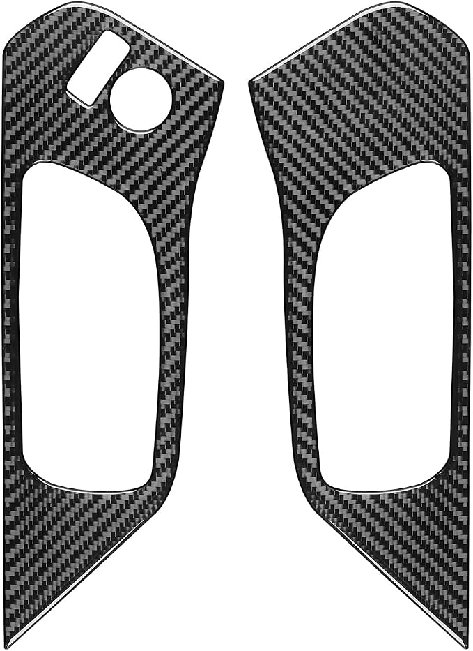 Soft Real Carbon Fiber Compatible with Nissan Altima 2013 2014 2015 2016 2017 2018 Interior Accessories Front Inner Door Handle Cover Trim Decal