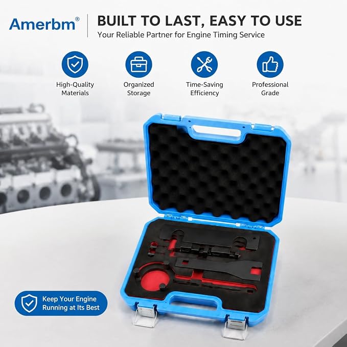 EN-51367 Engine Camshaft Timing Tool Kit Compatible with GM Chevy Cruze Malibu Buick Encore Opel 1.0 1.4 1.5T Ecotec Engine, Cam Shaft Locking Alignment Holding Fix Tool Set Replaces EN-51298