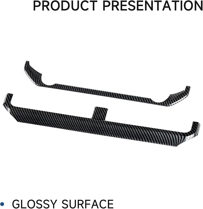Youtaiche ABS Carbon Fiber Interior Center Console Dash Air Vent Cover Trim for Chevrolet Colorado/GMC Canyon 2023 2024 2025 Accessories