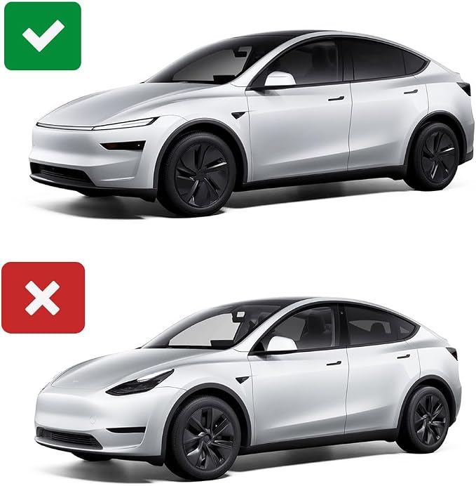VION Tesla Model Y Roof Sunshade (2026–2025 New Model Y) – Full Blackout (No Light Transmission), Cooler Cabin, Dual-Layer Fabric with Graphene-Enhanced UV Coating, No Sagging – Gray