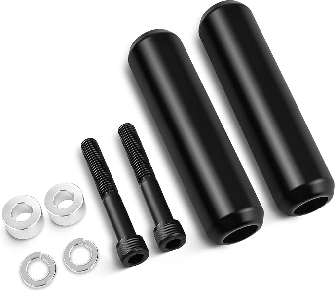 6.5" AL Frame Sliders Motorcycle Falling Crash Protector Guards Fit for Sportster XL883 XL1200 2004-2022(Smooth Style)
