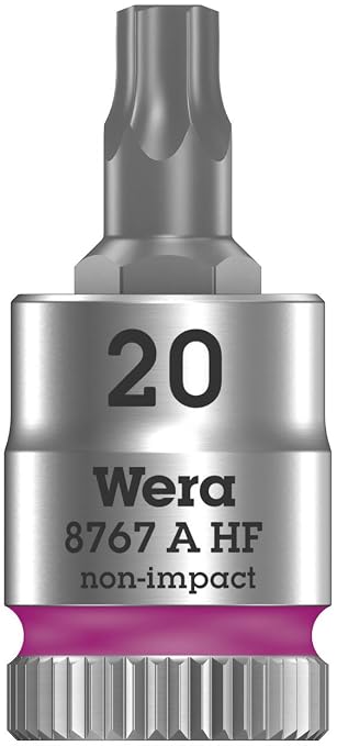 Wera 05003882001 Belt 3 Torx Hf Bitnuss/Set Torx with Holding Function