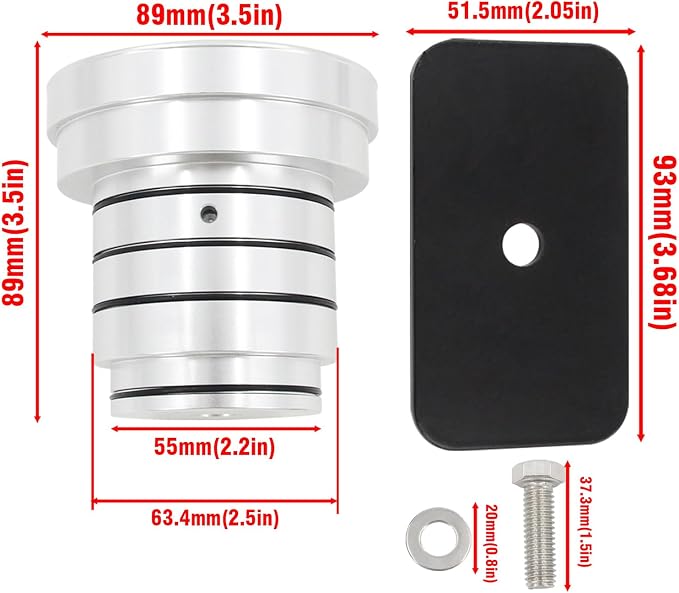 6L80E 6L80 6L90 Drum Tester 35R / 1-2-3-4 Drum Testing Tool Check Leaks and Cracks (Argent)
