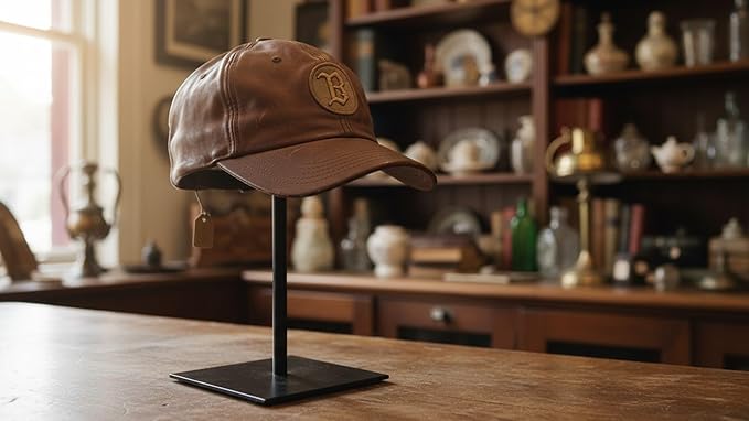 Decorative Mask Display Stand, Adjustable Height Artifact Metal Hat and Helmet Display Stand for Hats, Helmets, Masks, Wigs, Artifacts and other items.