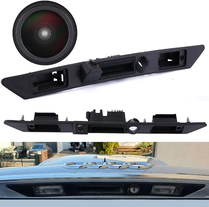 18mm Lens Vehicle-Specific Handlebar Integrated in case Back View Rear View reversing Camera for Audi A3 8P 8p1 8pa S3 V6 A4/S5 B6 8E5 B7 8EC Q7 4L GTI V8 RS4 S4 RS6 A6 A6L C6