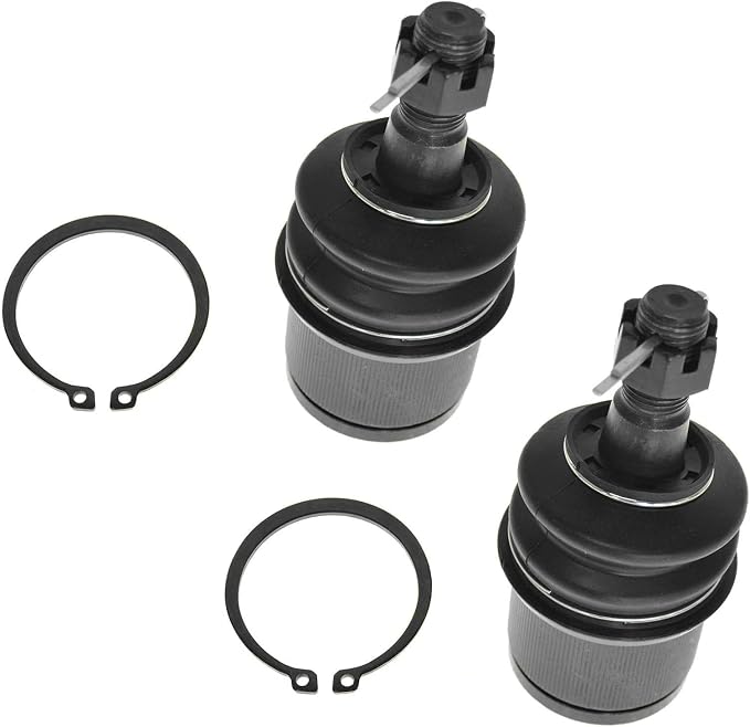 TRQ Front Lower Driver and Passenger Side Ball Joint Set Compatible with 2000-2004 Dodge Dakota 4 Wheel Drive 2000-2003 Durango 4 Wheel Drive
