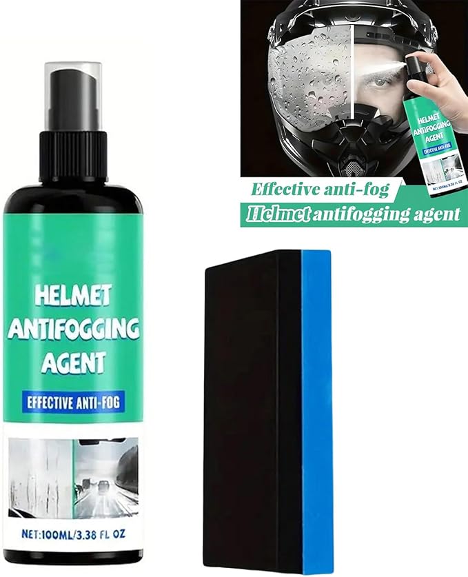 100ml Anti Fog Cleaner Sprays for Motorcycle Visors Prevents Buildup and Scratches Ensuring Clear