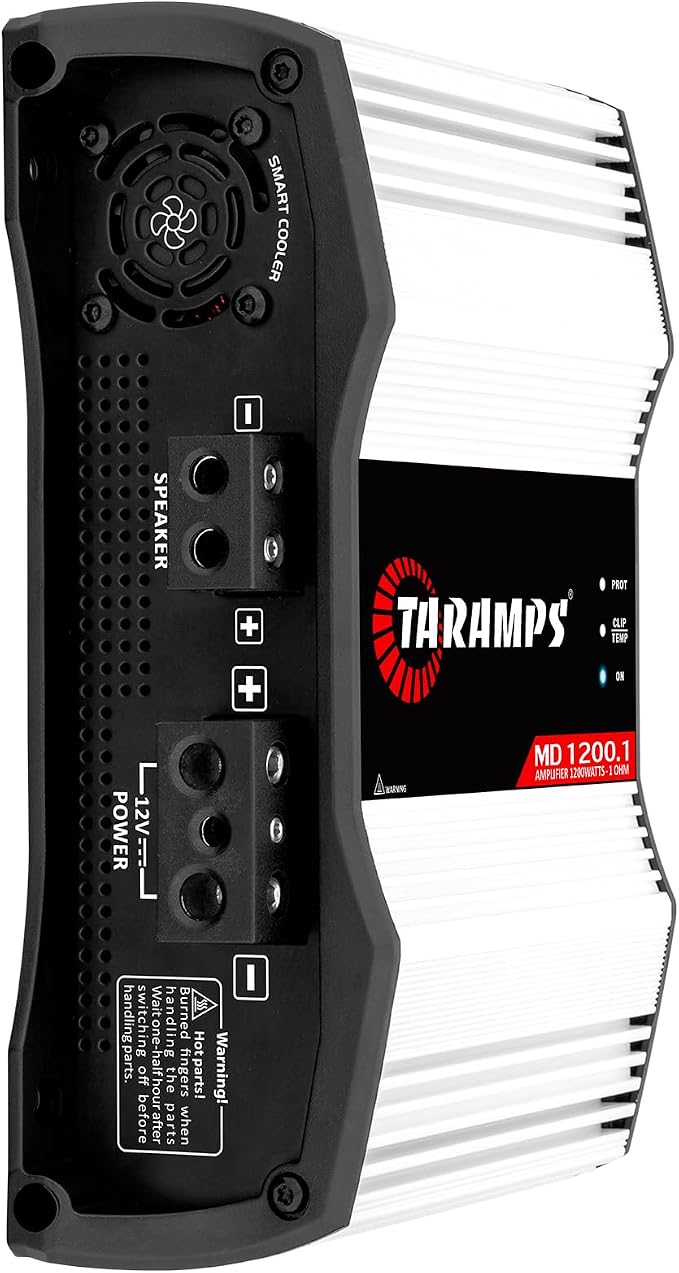 Taramps MD 1200.1 Channel 1200 Watts RMS 1 Ohm Car Amplifier