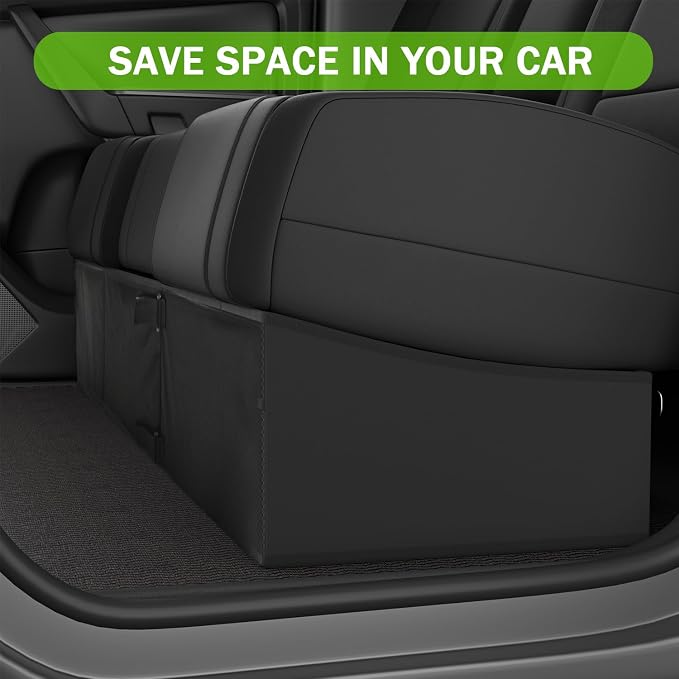 Under Seat Storage Truck Tool Box Compatible with Dodge Ram 1500 Crew Cab 2019-2024 2025, Foldable Underseat Organizer for Ram 1500 Crew Cab Accessories, for New Body Style, Not for Quad Cab