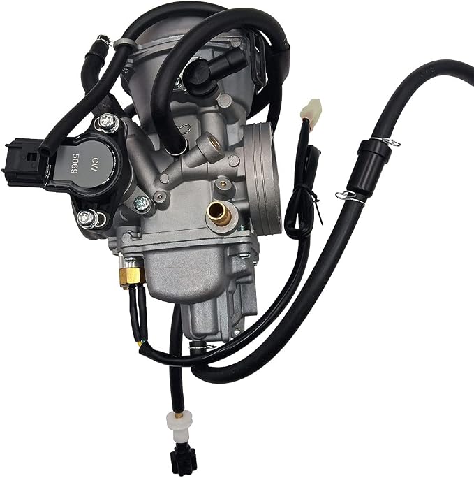 16100-HN8-013 Carburetor Fit for Honda Rincon 650 TRX650 TRX650FA TRX650FGA 4x4 2003-2005 With 17254-HN1-000 Air Filter Fuel Tank Petcock