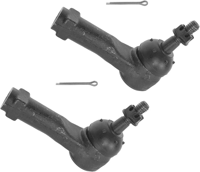 TRQ Front Outer Tie Rod Set 2 Piece Compatible with 2005-2010 Chevrolet Cobalt 05-09 Equinox 06-11 HHR 07-09 Pontiac G5 06-09 Torrent 03-07 Saturn Ion 02-09 Vue 07-09 Suzuki XL-7