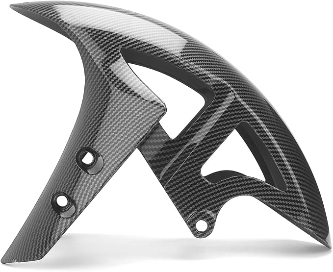Motorcycle Front Fender, Tire Hugger Fender Mud Guard for Y-AMAHA YZF R1 R6 R10, Front Wheel Mudguard Splash Guard Fit Fairings Parts (Carbon Fiber Texture)