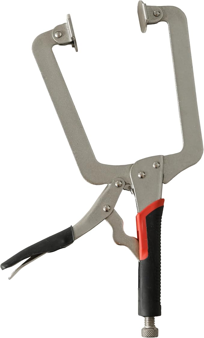 Xiao & Dao Pro 15Iuch C-clamp locking Pliers with Swivel Pads,clips mount tools,woodworking (1-pack)