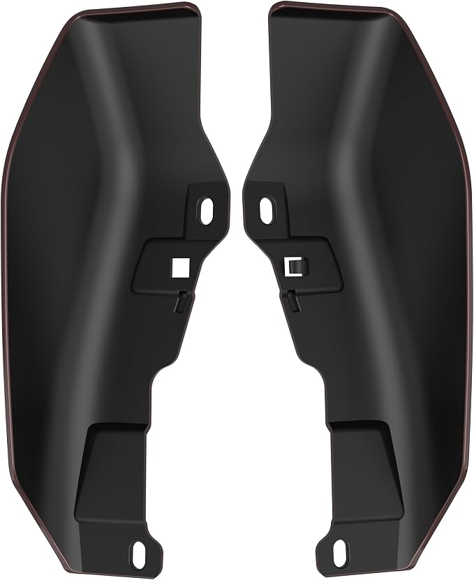 Color - Matched Mid Frame Air Deflectors Heat Shield, Perfectly Fit for Harley Touring Models 2009-2026 Twisted Cherry