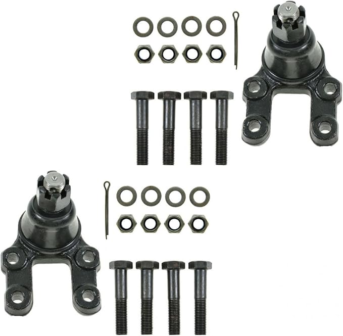 TRQ Front Lower Ball Joint Set Compatible with 1983-1986 Nissan 720 1986-1994 D21 1987-1995 Pathfinder 1995-1997 Pickup