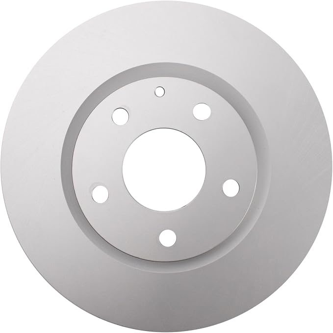 TRQ Front Brake Rotor Set G Coated Vented Compatible with 2014-2018 Mazda 3 2016-2021 Mazda CX-3