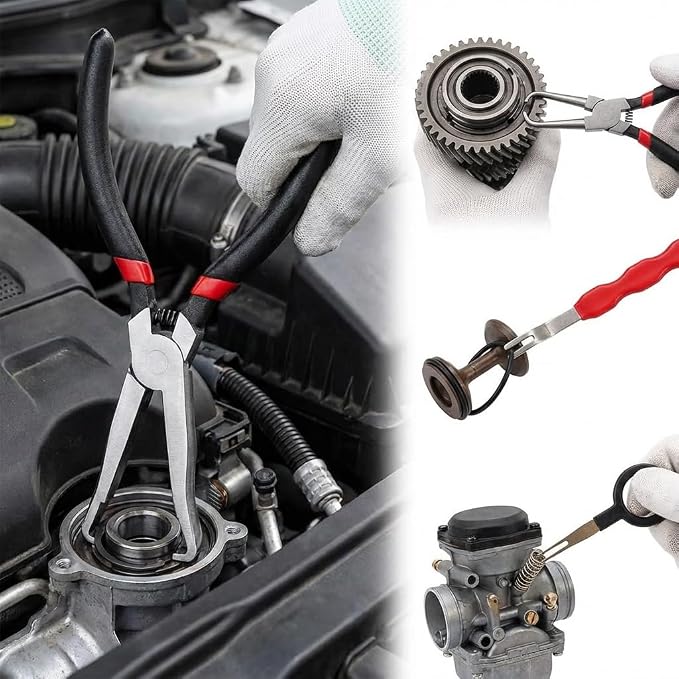 13pcs Electrical Connector Removal Tool - Disconnect Pliers For Vacuum Hose, Fuel Line & Quick Connector Clips, Fast Separate Without Damage