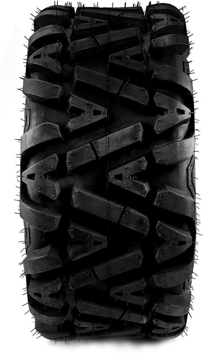 Torchbeam 25x10-12 ATV Tire, 6 -Ply Off-Road Tire for All-Terrain ATV/UTV, 2 Pack