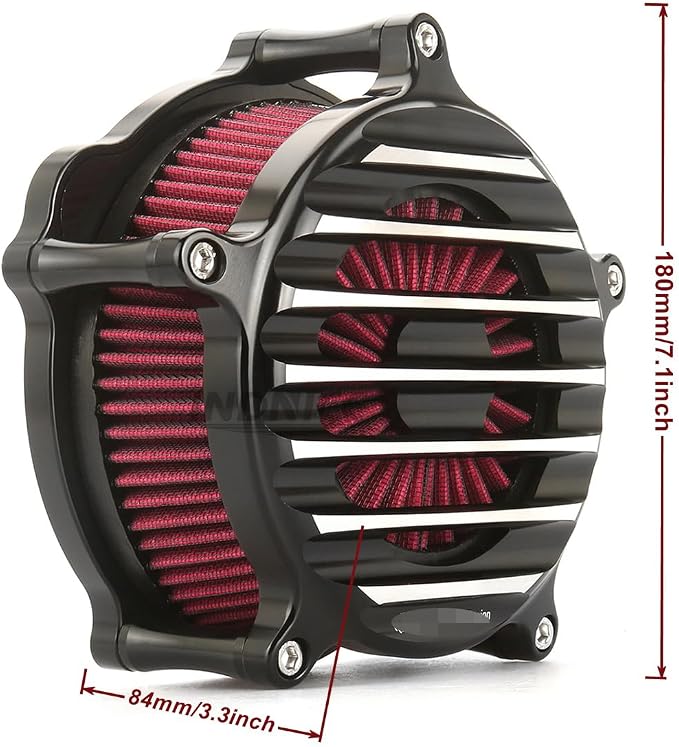 For harley air cleaner filter Sportster Softail Touring street road king glide Dyna for harley davidson air intake filters (Venturi style -red filter, A-For Sportster XL models)