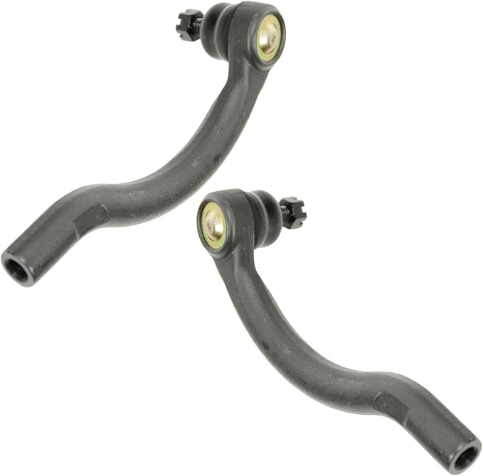 TRQ Outer Driver and Passenger Side Tie Rod Set 2 Piece Compatible with 2003-2007 Honda Accord 2004-2008 Acura TSX