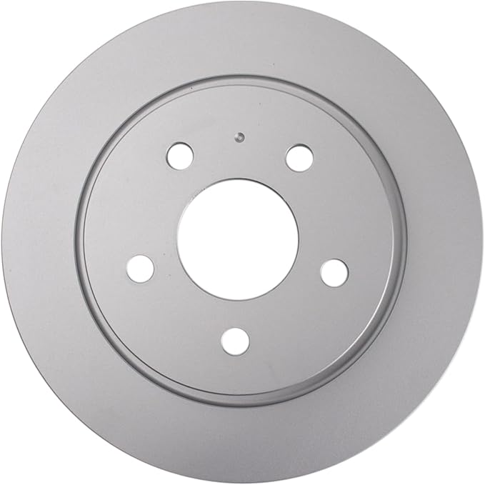 TRQ Rear Brake Rotor Set G Coated Solid Compatible with 2013-2018 Ford C-Max 2013-2016 Escape 2014-2018 Transit Connect