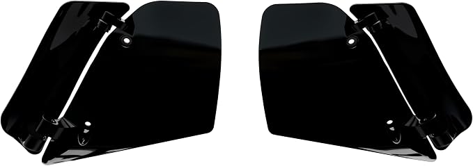 Side Wings Wind Air Deflector Fairing Fit for Harley 2024-2026 CVO Road Glide ST FLTRXSTSE 2024-2026 Road Glide FLTRX 2023-2025 CVO Road Glide FLTRXSE (Black)