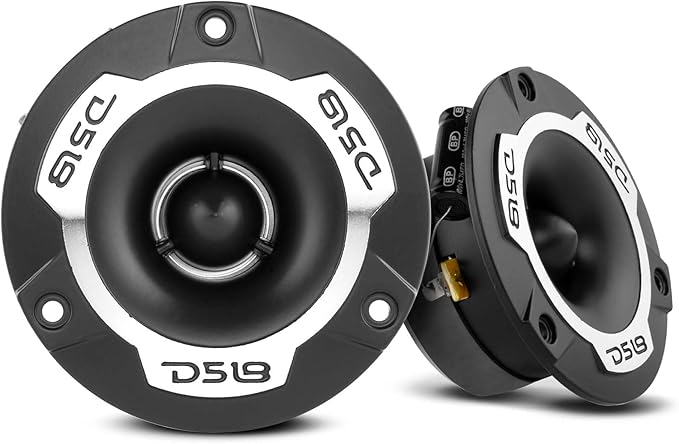 DS18 PRO-TWX1 Super Tweeter 1" Aluminum Frame and Diaphragm, 240W Max, 4 Ohms, Built in Crossover - PRO Tweeters are The Best in The Pro Audio and Voceteo Market - Pair