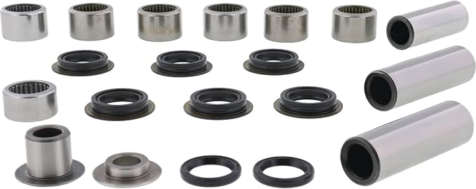 All Balls 27-1014 Shock Swing Arm Linkage Bearing Seal Kit Compatible with/Replacement for Kawasaki KX100, Suzuki