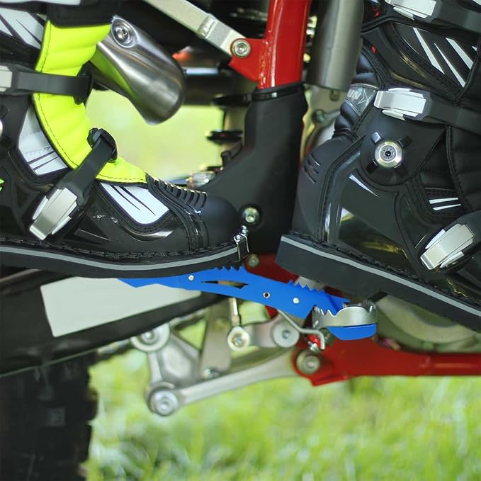 For Husqvarna Most Models 2000-2013 For SWM All Models 2013-2024 Motocross Passenger Foot Pegs Dirt Bike Rear Pedals Cross Country Rests 1 Pair