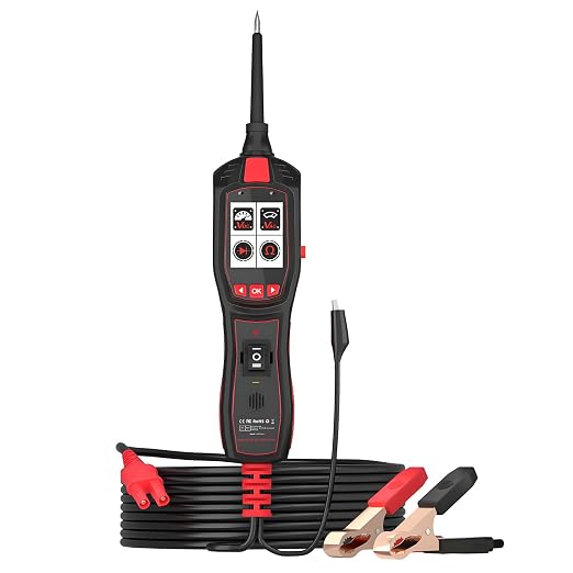P150 Automotive Circuit Tester, 6-30V Power Circuit Probe Kit, Car Electrical Diagnostic Tool with AC/DC Voltage Test, Component Activation, Short Circuit Locator for 12V 24V Vehicles