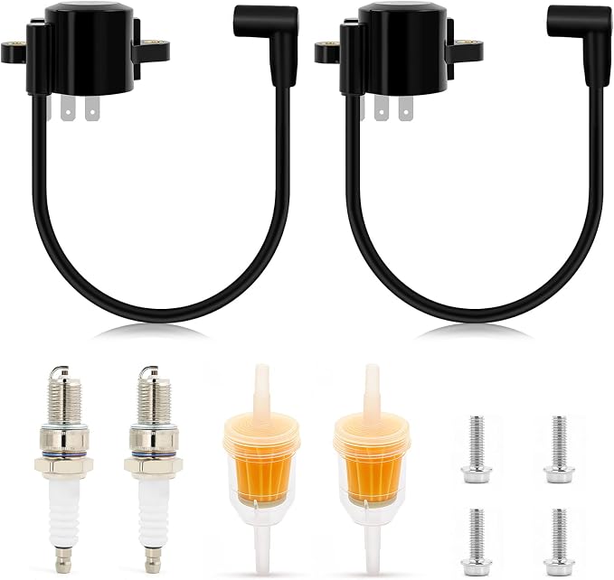 Ignition Coil for Kohler CH740 CV740 SV735 SV740 Replace 24-584-89-S 24-755-172-S 24-584-63-S with Spark Plugs
