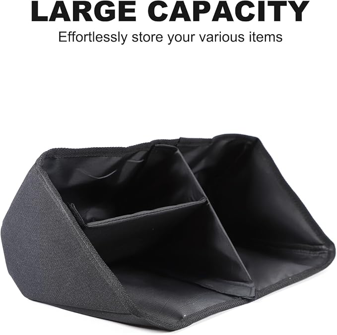 Glove Box Dividers Organizer Compatible with Toyota Land Cruiser Prado 120 /Lexus GX470 2003-2008 Accessories, Center Console Glove Box Divider Storage Bag,2PCS