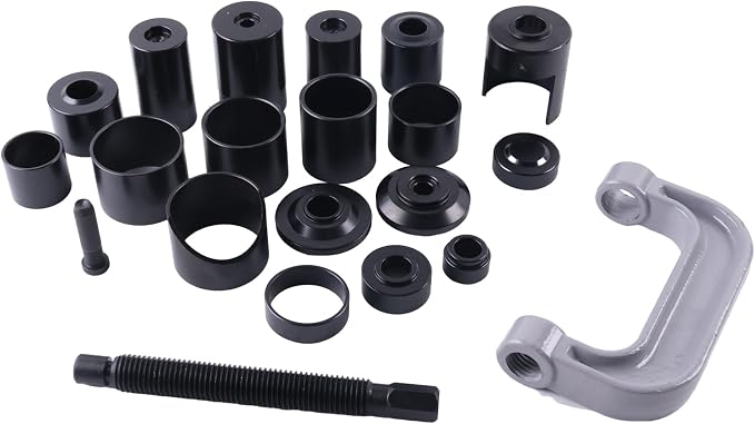 21Pcs Auto Repair Service Removal Ball Joint Press Tool Master Adapter Kit 2/4WD Compatible with Most GM Ford Dodge 2 and 4 Wheel Drive Pickups