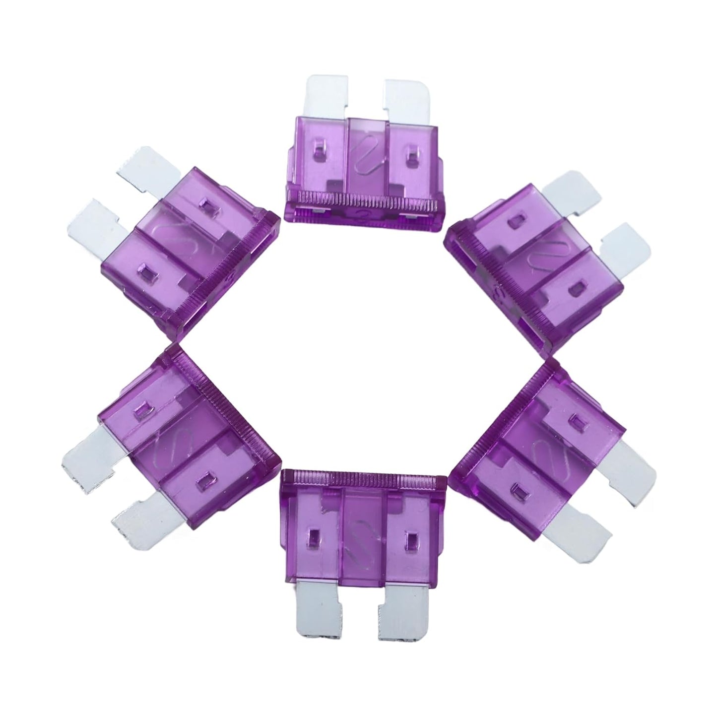 100 Pack Auto Fuses 3 AMP ATC/ATO Standard Regular Fuse Blade 3A Car Truck Boat Marine RV