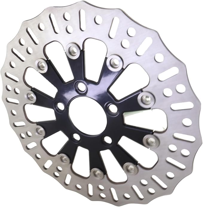 11.5" Floating Rear Brake Rotor Disc Fit for Harley Touring Electra Glide Road Glide Street Glide Road King Ultra Custom Special (Rear)