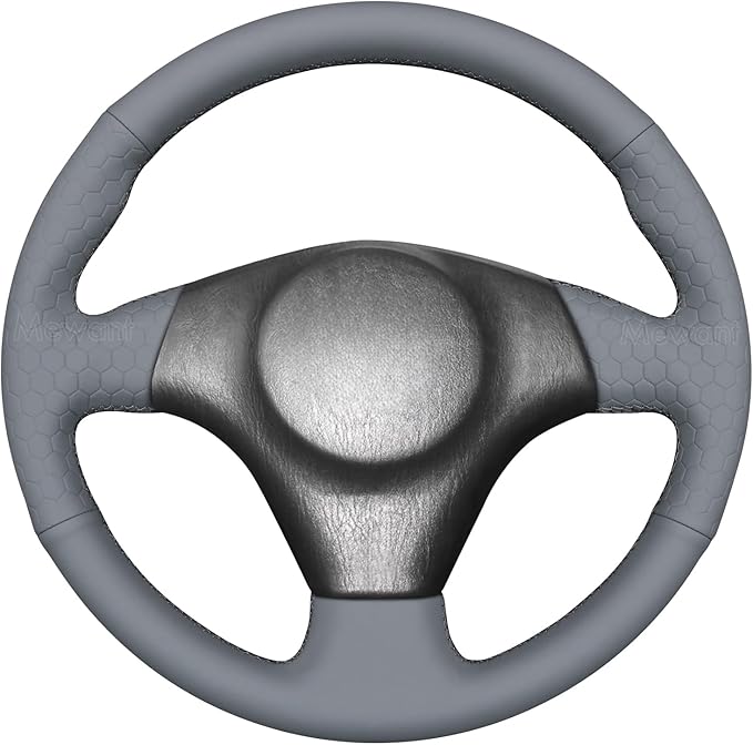 MEWANT Hand Stitch Steering Wheel Cover for Toyota RAV4 1998-2003 / Celica 1999-2006 / Corolla 2003-2008 / Matrix 2002-2008 / MR2 1999-2007 / Supra/Caldina, Custom Fit DIY Wrap Interior Accessories
