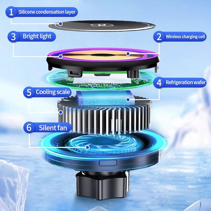 Car Magnetic Phone Mount for Chevrolet Chevy Trax 2024 2025 2026 Auto Interior Accessories Best Cellphone Holder Fast 15W Wireless Charger Cell Phones Charging Screen Stand Accessory