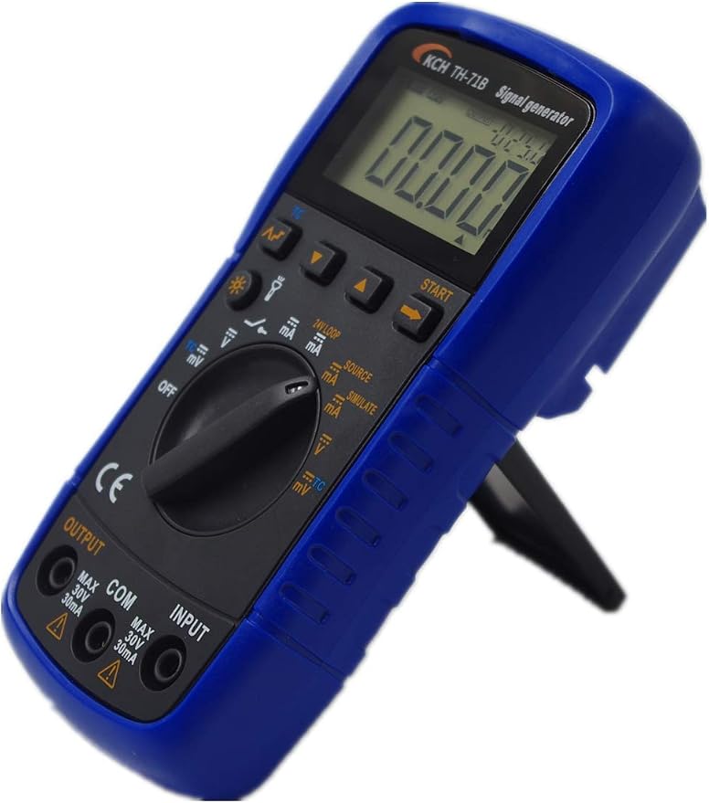 TH-71B Handheld Signal Generator Source Simulator Meter,DC Voltage Current Thermocouple K/E/J/T/B/R/S/N,24V Loop,V/mA Step Output