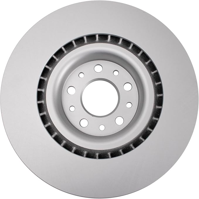 TRQ Front Brake Rotor Set G Coated Vented Compatible with 2014-2020 Fiat 500L