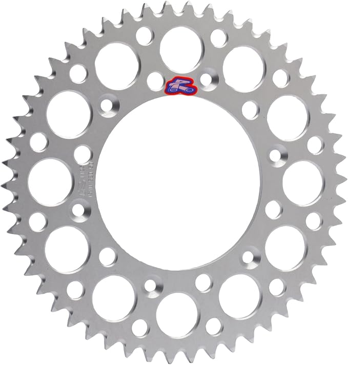 Renthal Rear Sprocket 49 Tooth Silver - Fits: Husaberg FE 450 2009