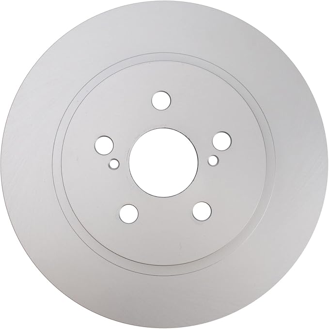 TRQ Rear Brake Rotor Set G Coated Solid Compatible with 2011-2017 Lexus CT200h