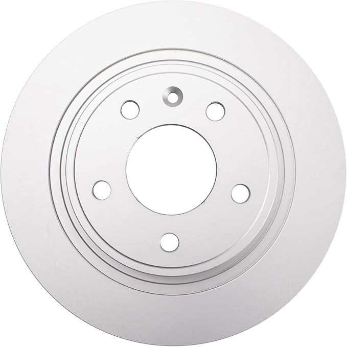 TRQ Rear Brake Rotor Set G Coated Solid Compatible with 2016-2019 Buick Cascada 2012-2017 Verano 2014-2016 Cadillac ELR 2014-2015 Chevrolet Cruze 2011-2015 Volt