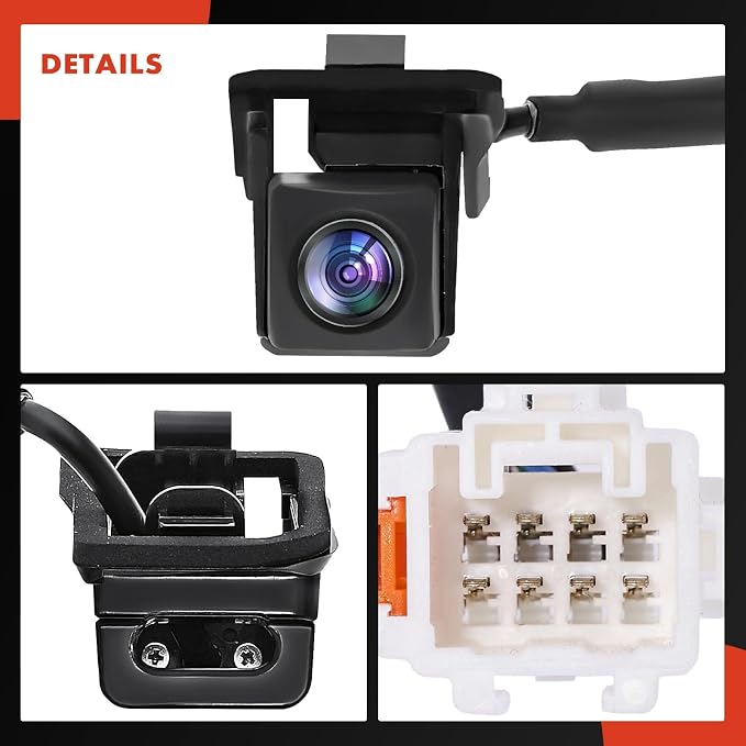 A-Premium Park Assist Camera Rear View Backup Reverse Camera Compatible with Select Acura Models - 2013 2014 2015 RDX Sport Utility - Replace# 39530-TX4-A01