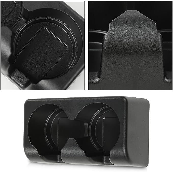 ANDPLAY Bench Seat Dual Cup Holder Fit Chevy Colorado GMC Canyon 2004-2012 Black