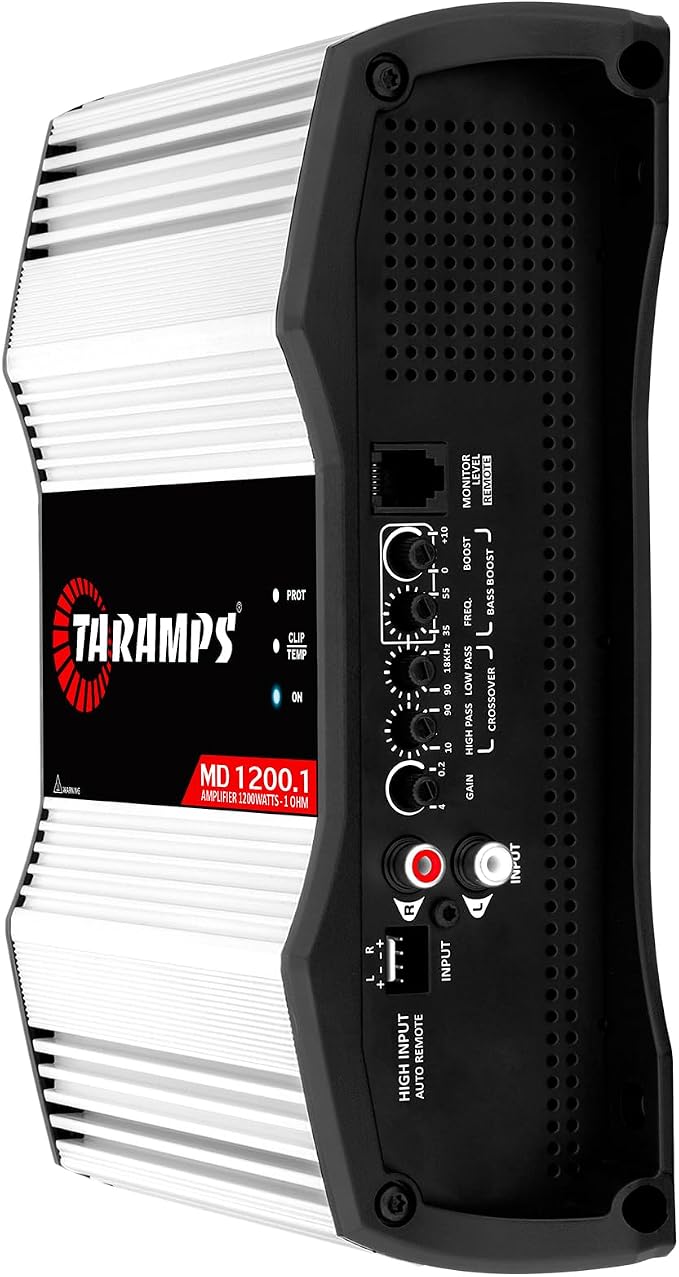 Taramps MD 1200.1 Channel 1200 Watts RMS 1 Ohm Car Amplifier