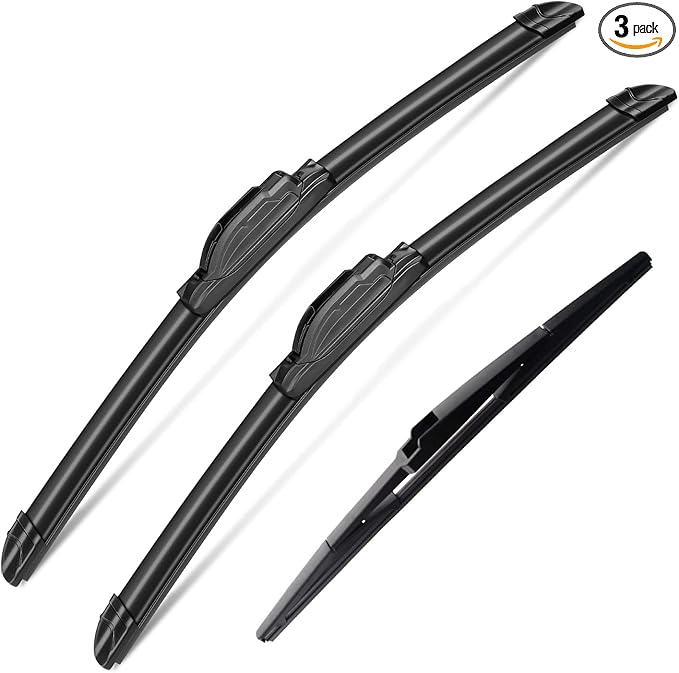 3Pcs Windshield Wipers for 2012 2013 2014 2015 2016 2017 Toyota Prius V-Original Equipment Replacement Automotive Windshield Wiper Blades for My Car- 26"/19"/11A" (Pack of 3) J- HOOK