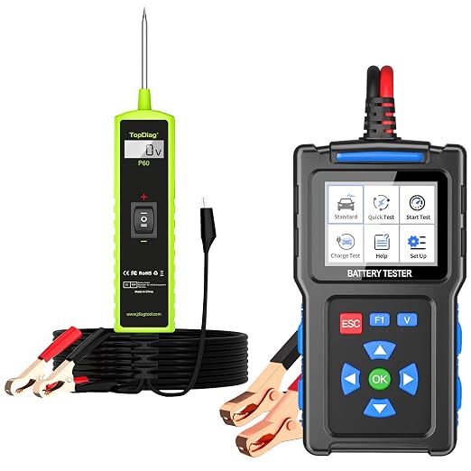 12 Volt Test Light Automotive, Power Circuit Probe Kit & Battery Load Tester 12v Automotive, Car Battery Tester