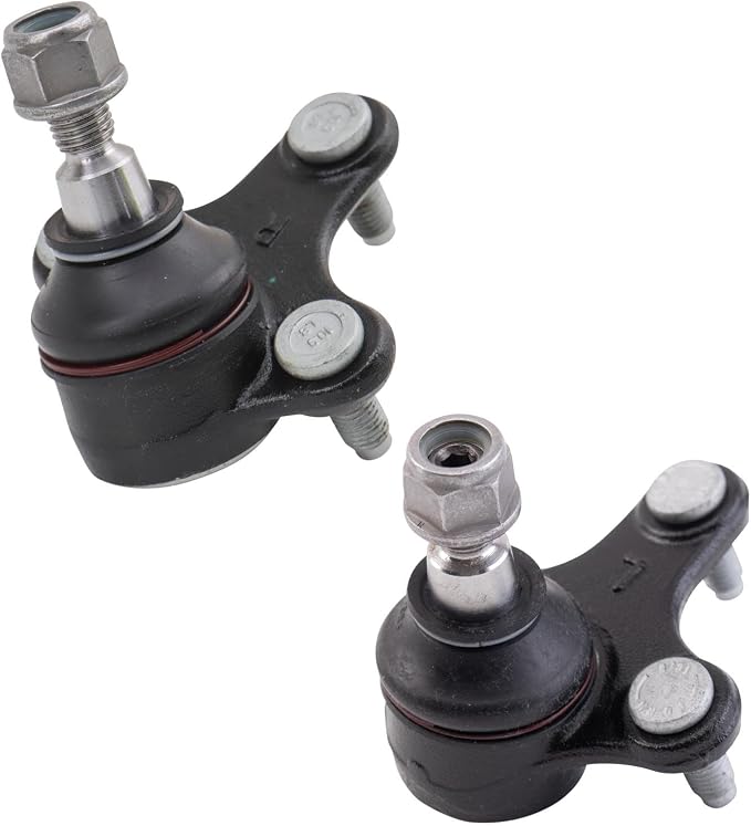 TRQ Front Lower Ball Joint Set Driver and Passenger Side 2 Pieces Compatible with 2015-2016 Audi A3 2015-2018 Volkswagen e-Golf 2015-2020 Volkswagen Golf 2015-2019 Golf SportWagen